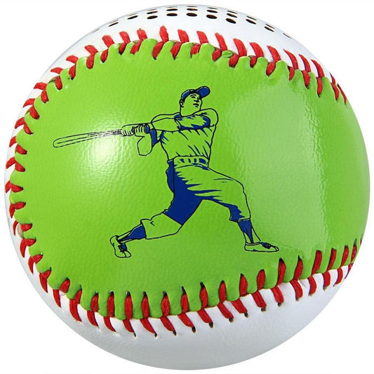 KTX-082771 Bluetooth Baseball Home Speaker - Compact 3W Output, 150-18000Hz Frequency, White/Orange/Green Colors