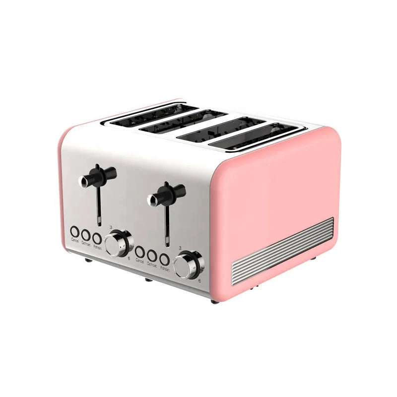 KTX-782675 Stainless Steel Electric Bread Toaster with Pop-up Function for Perfectly Toasted Sandwiches