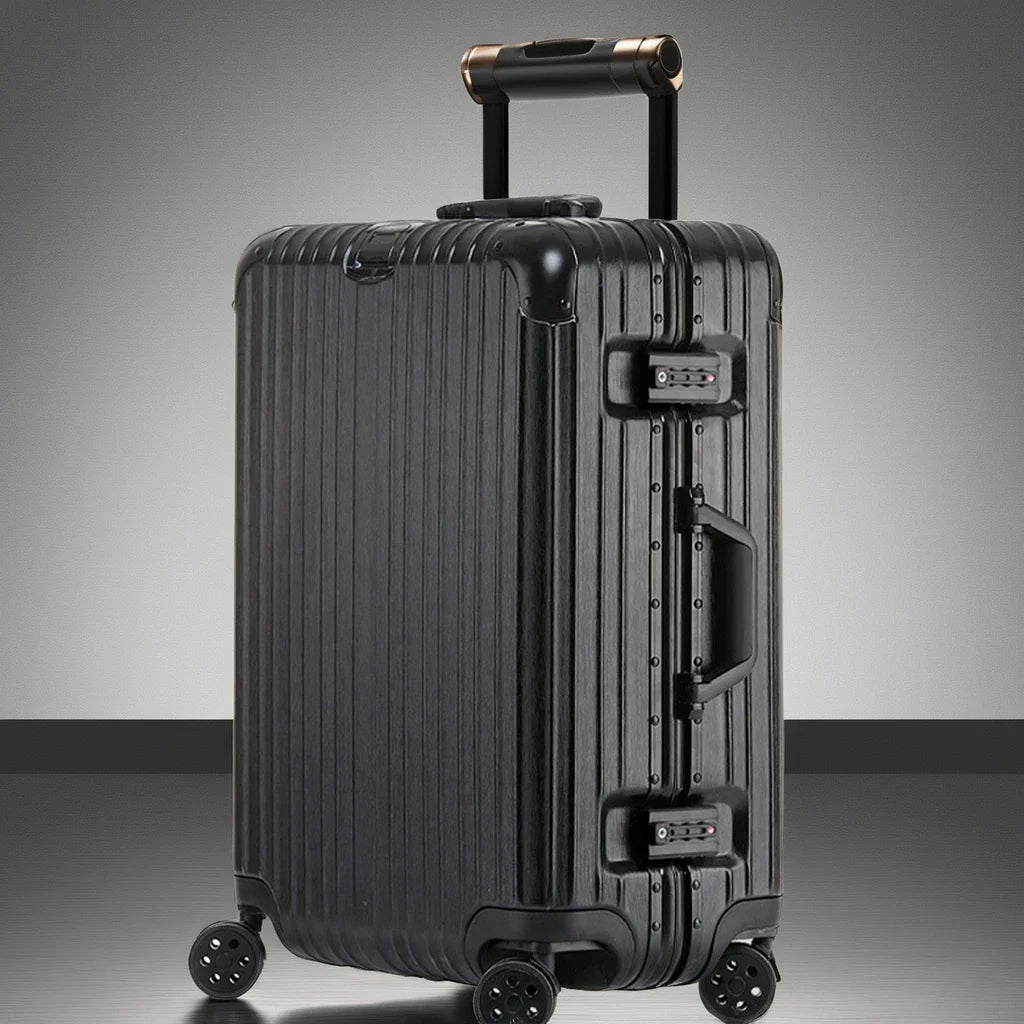 KTX-160723 Aluminium Frame Trolley Suitcase with Combination Lock for Business Travel