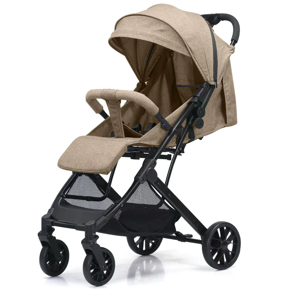 KTX-271187 2-in-1 Lightweight Foldable Compact Stroller and Baby Carriage with Adjustable Canopy