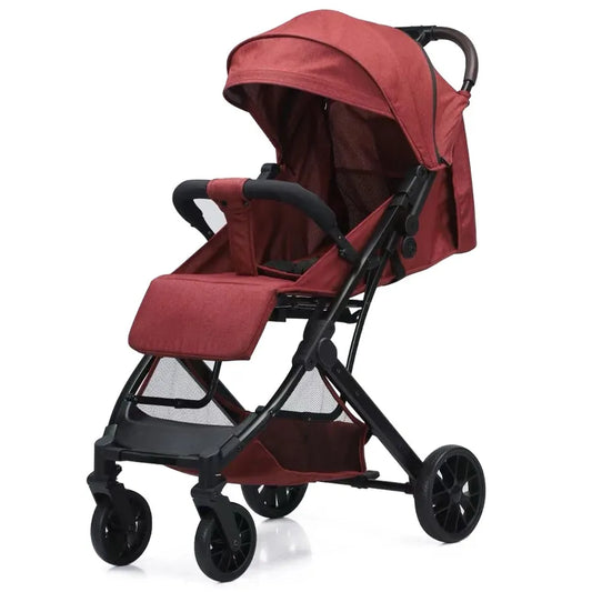 KTX-271187 2-in-1 Lightweight Foldable Compact Stroller and Baby Carriage with Adjustable Canopy