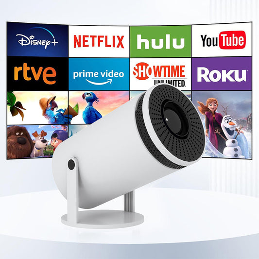 KTX-946451 Portable Mini 4K HD Projector with Bluetooth for Home Theater and Outdoor Use