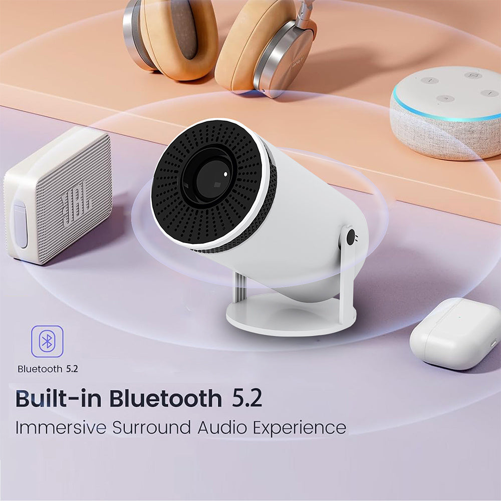 KTX-946451 Portable Mini 4K HD Projector with Bluetooth for Home Theater and Outdoor Use