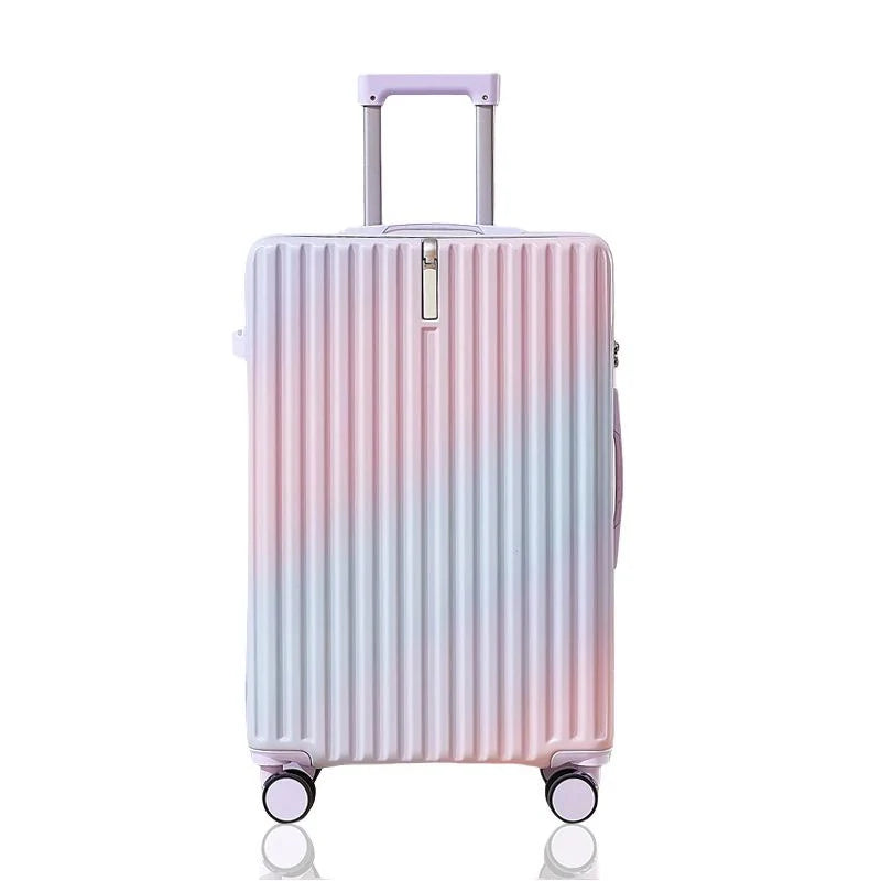 KTX-405907 Lightweight Waterproof ABS 4-Piece Suitcase Set with Soft Handle and Rotary Casters