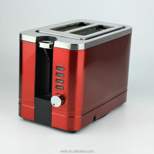 KTX-338579 Stainless Steel 750W 2-Slice Toaster with Adjustable Browning Control