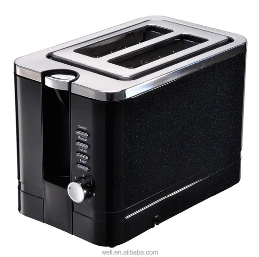 KTX-338579 Stainless Steel 750W 2-Slice Toaster with Adjustable Browning Control