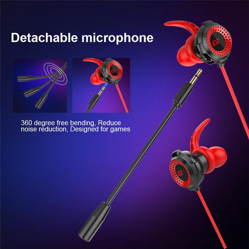 KTX-787411 Wired In-Ear Gaming Headset with Microphone for Mobile Gaming