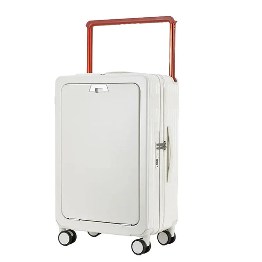 KTX-339219 Compact 20-Inch Expandable Suitcase with Laptop Stand and Smooth Rolling Wheels