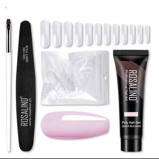 JMT-810698 Poly Nail Gel Manicure Set - Complete Nail Polish Kit for Stunning Nails
