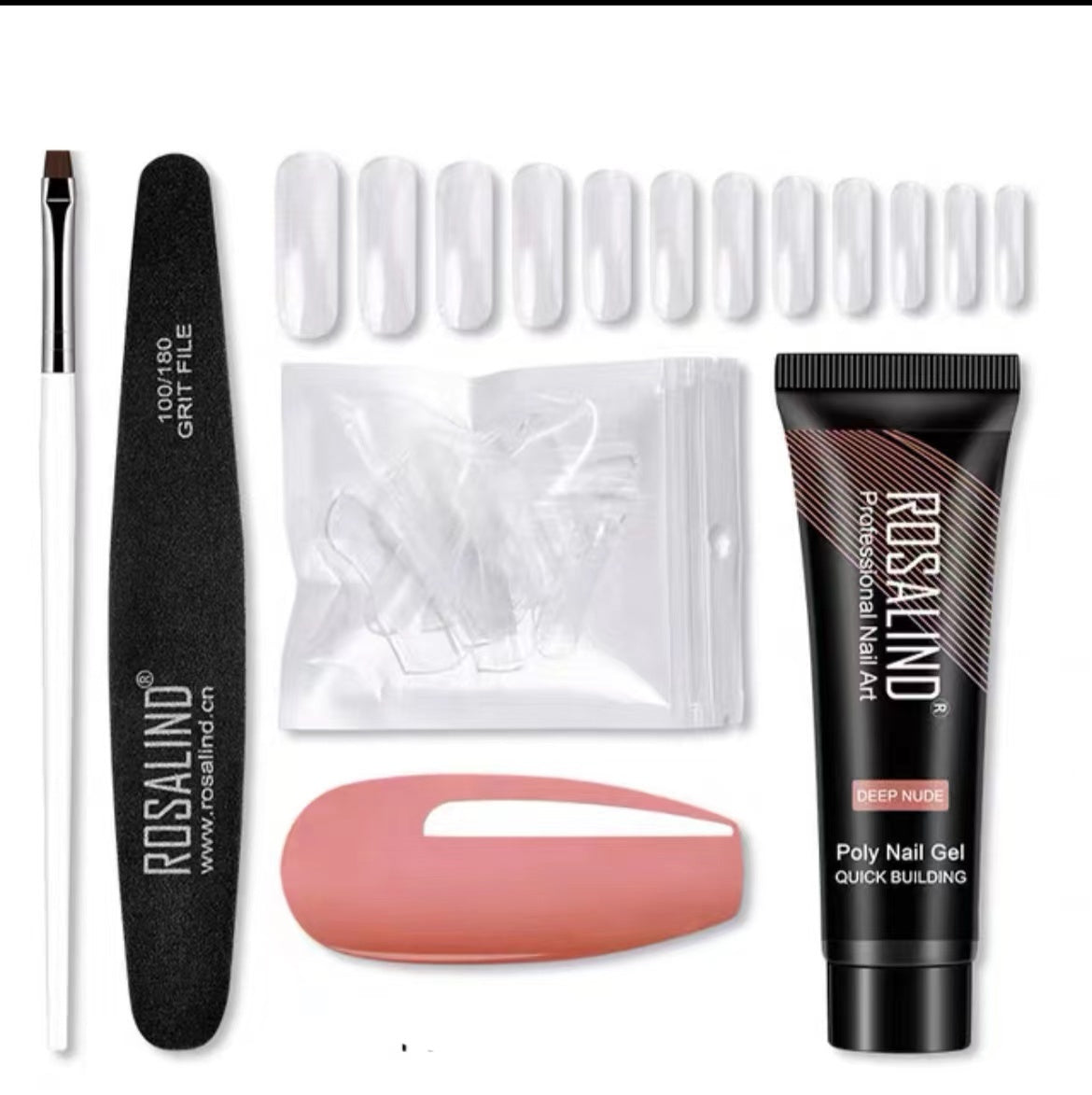 JMT-810698 Poly Nail Gel Manicure Set - Complete Nail Polish Kit for Stunning Nails