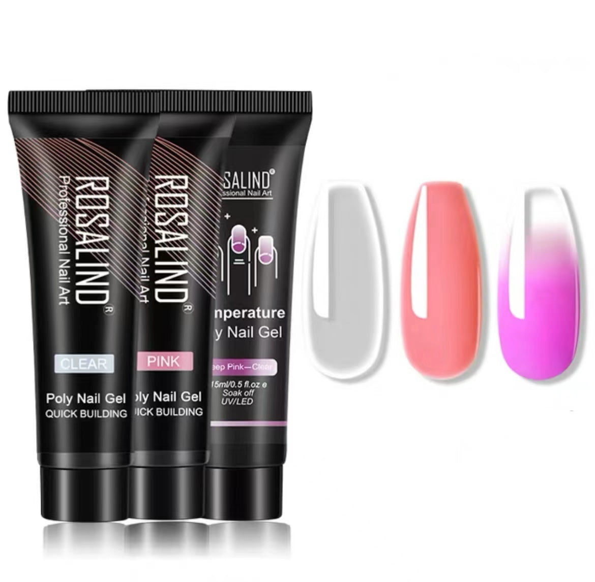 JMT-810698 Poly Nail Gel Manicure Set - Complete Nail Polish Kit for Stunning Nails