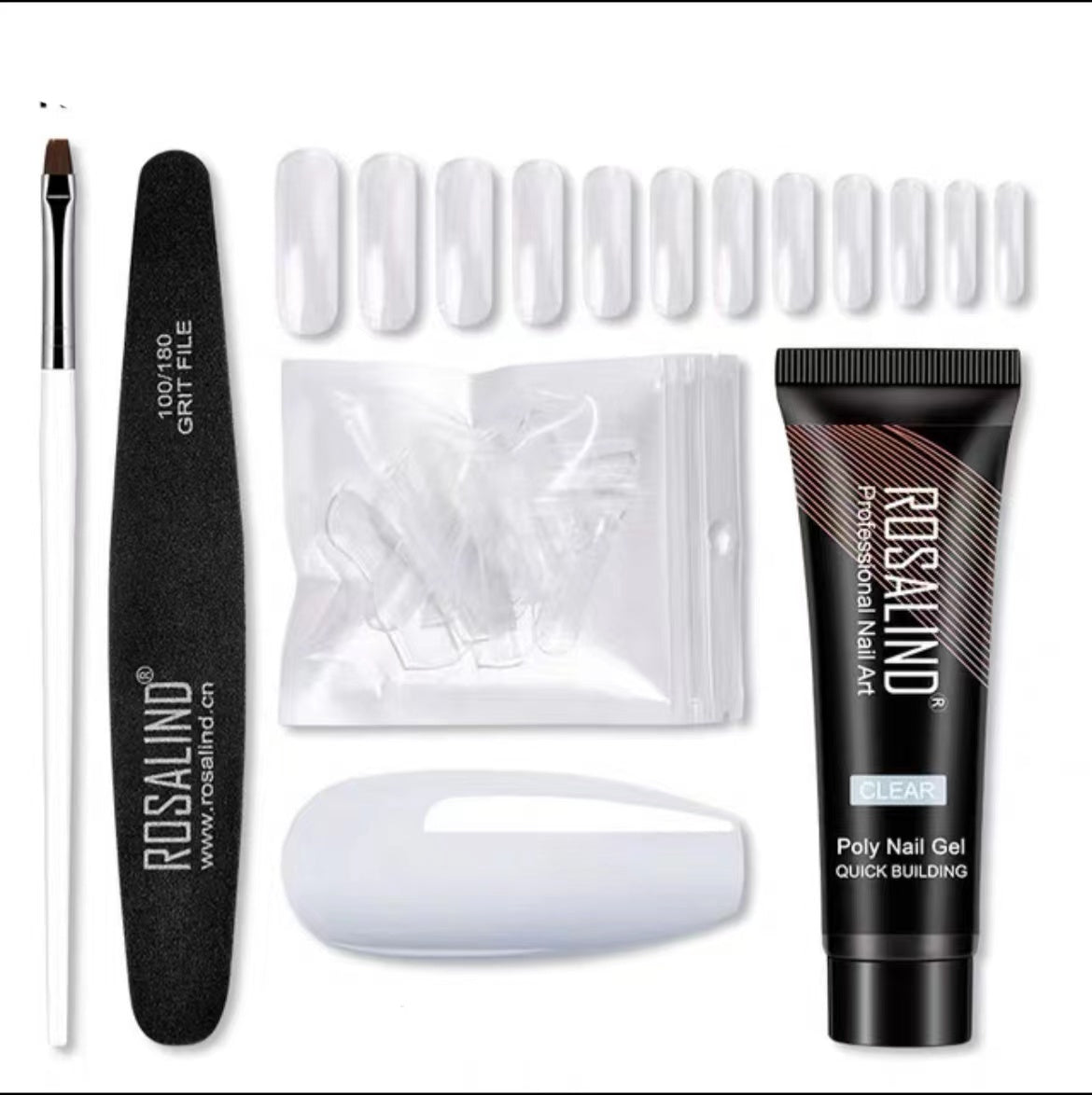 JMT-810698 Poly Nail Gel Manicure Set - Complete Nail Polish Kit for Stunning Nails