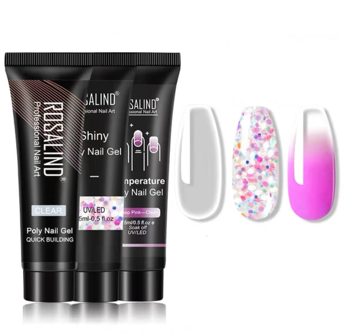 JMT-810698 Poly Nail Gel Manicure Set - Complete Nail Polish Kit for Stunning Nails