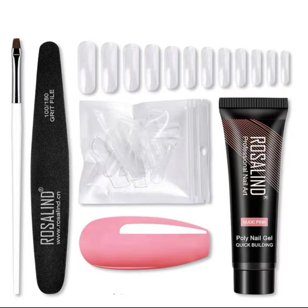 JMT-810698 Poly Nail Gel Manicure Set - Complete Nail Polish Kit for Stunning Nails