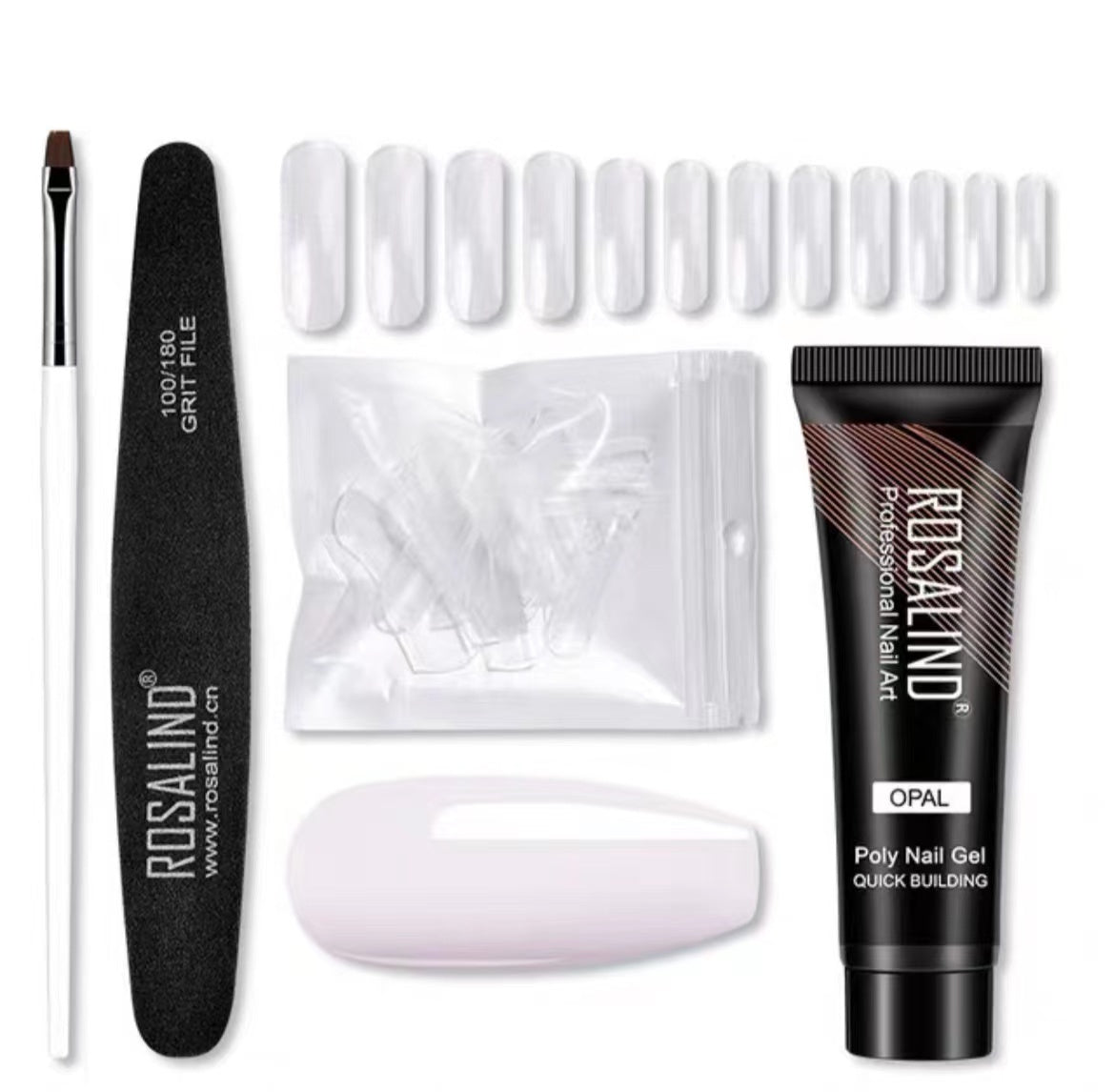 JMT-810698 Poly Nail Gel Manicure Set - Complete Nail Polish Kit for Stunning Nails