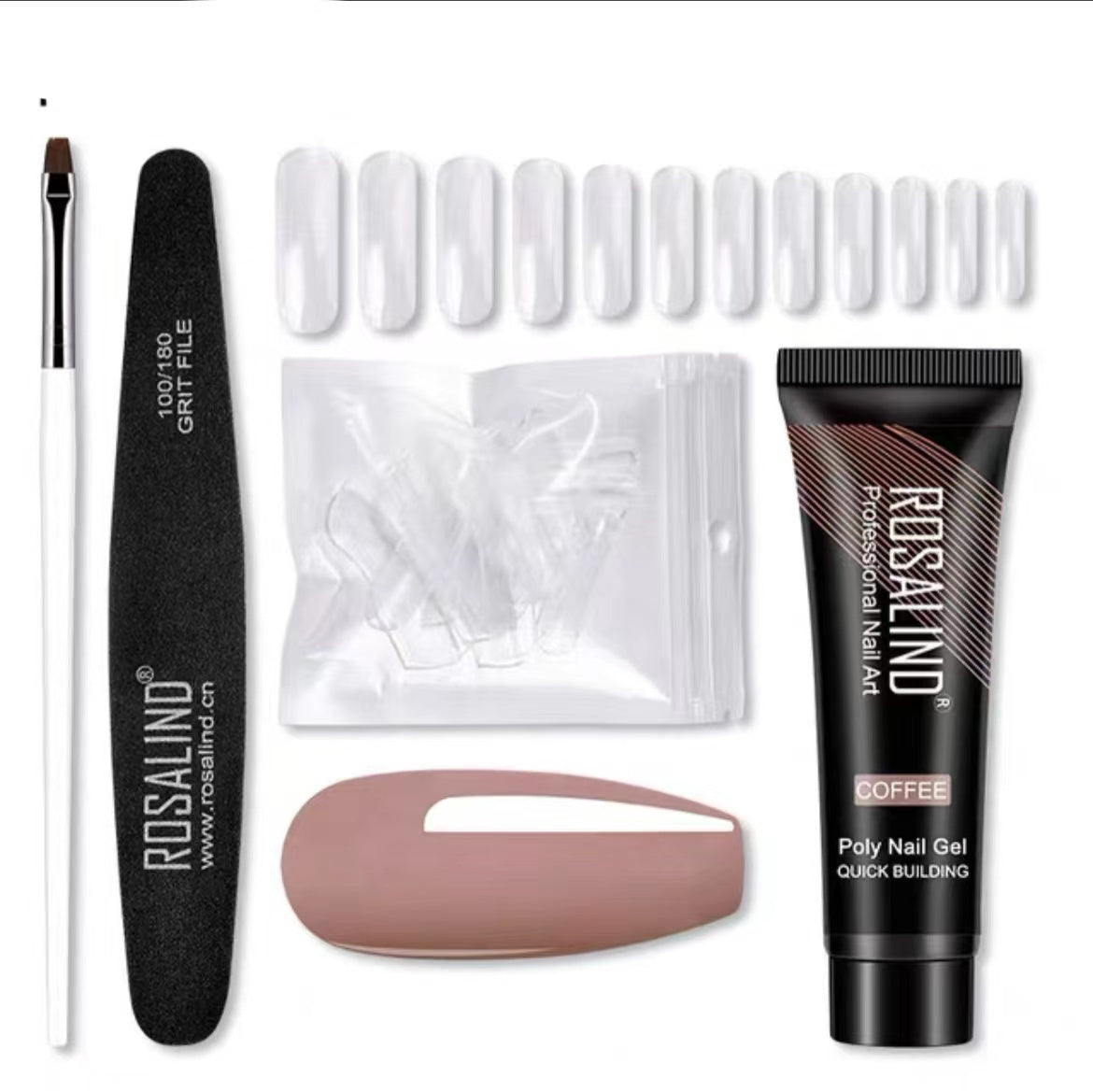 JMT-810698 Poly Nail Gel Manicure Set - Complete Nail Polish Kit for Stunning Nails