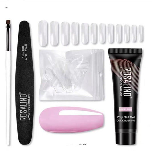 JMT-810698 Poly Nail Gel Manicure Set - Complete Nail Polish Kit for Stunning Nails