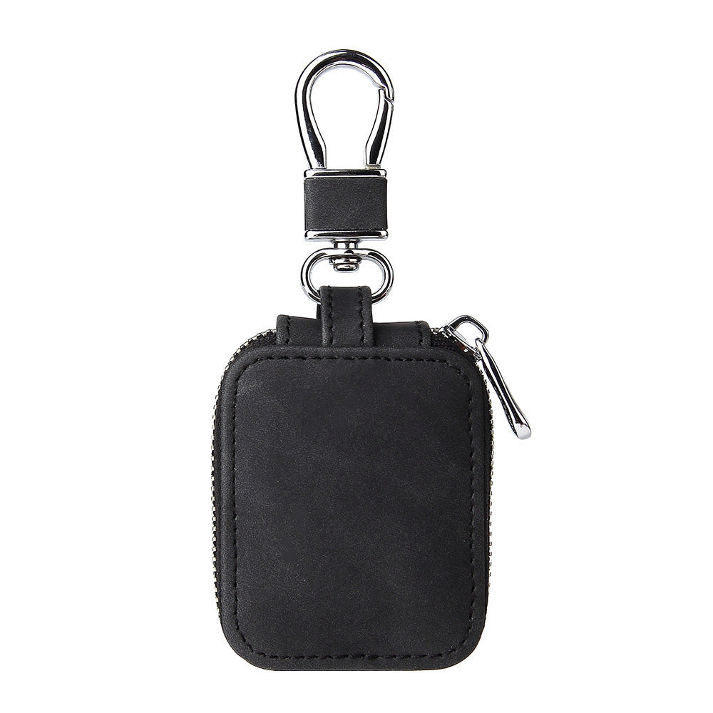 KTX-081171 Universal Clamshell Protective Case for Bluetooth Headsets - Faux Leather Headphone Cover