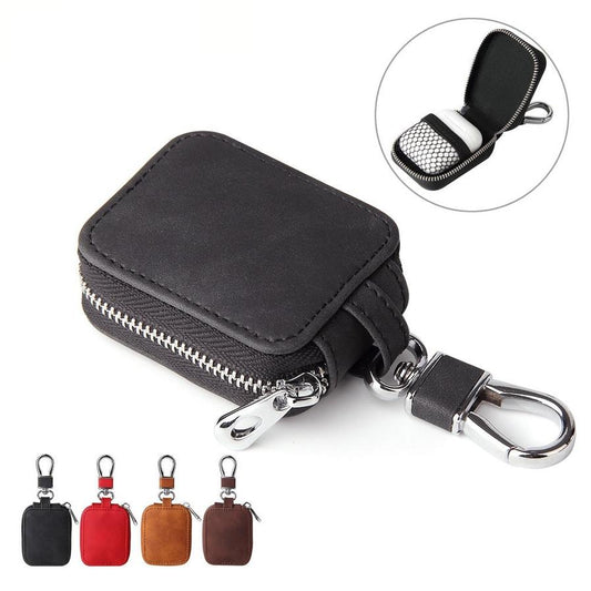 KTX-081171 Universal Clamshell Protective Case for Bluetooth Headsets - Faux Leather Headphone Cover