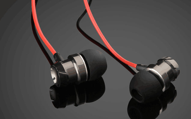 KTX-588499 Metal In-Ear Earphones with Turbo Bass and Microphone for Mobile and Computer Use