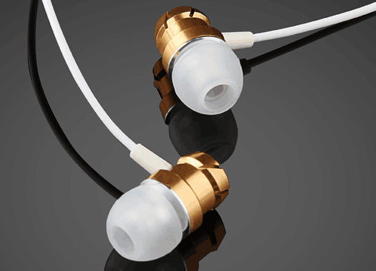 KTX-588499 Metal In-Ear Earphones with Turbo Bass and Microphone for Mobile and Computer Use