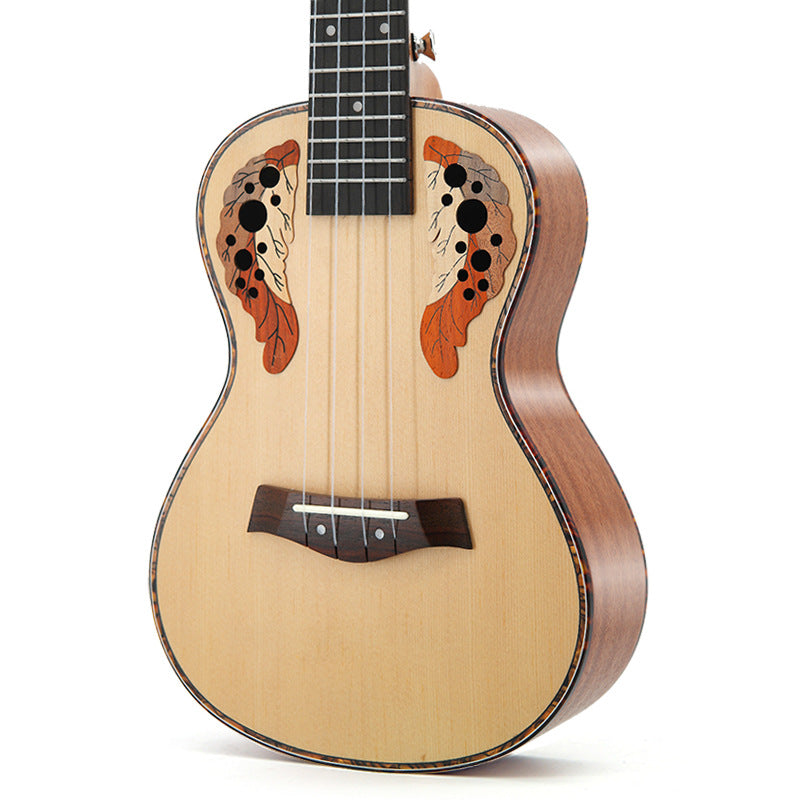 KTX-664467 23-Inch Spruce Ukulele with Grape Hole Design