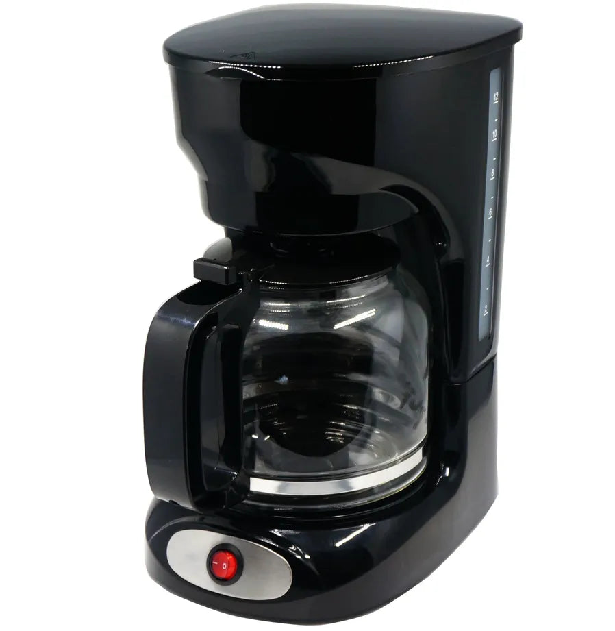 KTX-409555 12-Cup Stainless Steel Coffee Maker for Home and Office Use with 1.8L Capacity