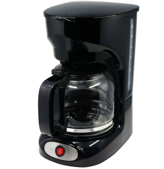 KTX-409555 12-Cup Stainless Steel Coffee Maker for Home and Office Use with 1.8L Capacity