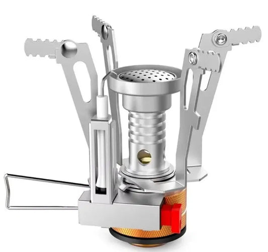 KTX-369811 Compact Portable Gas Stove for Camping and Hiking with Storage Box