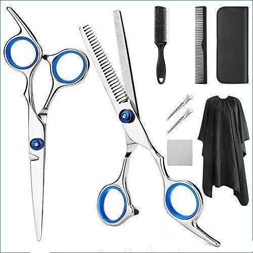 KTX-909971 Premium Hairdressing Scissors Set for Precision Cutting - 6 to 10 Pieces for Professional Use