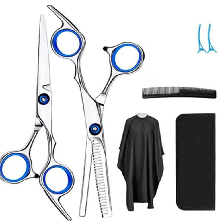 KTX-909971 Premium Hairdressing Scissors Set for Precision Cutting - 6 to 10 Pieces for Professional Use