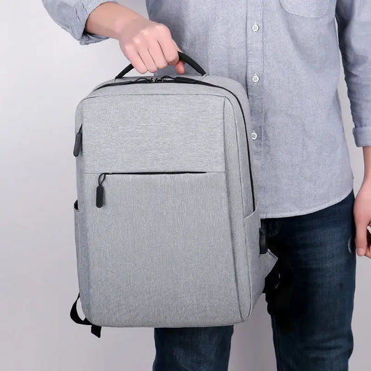 KTX-538963 Waterproof Oxford Polyester Laptop Backpack with USB Charging Port - Customisable Unisex Rucksack for Business Use