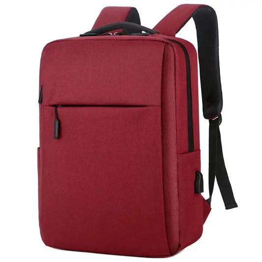 KTX-538963 Waterproof Oxford Polyester Laptop Backpack with USB Charging Port - Customisable Unisex Rucksack for Business Use