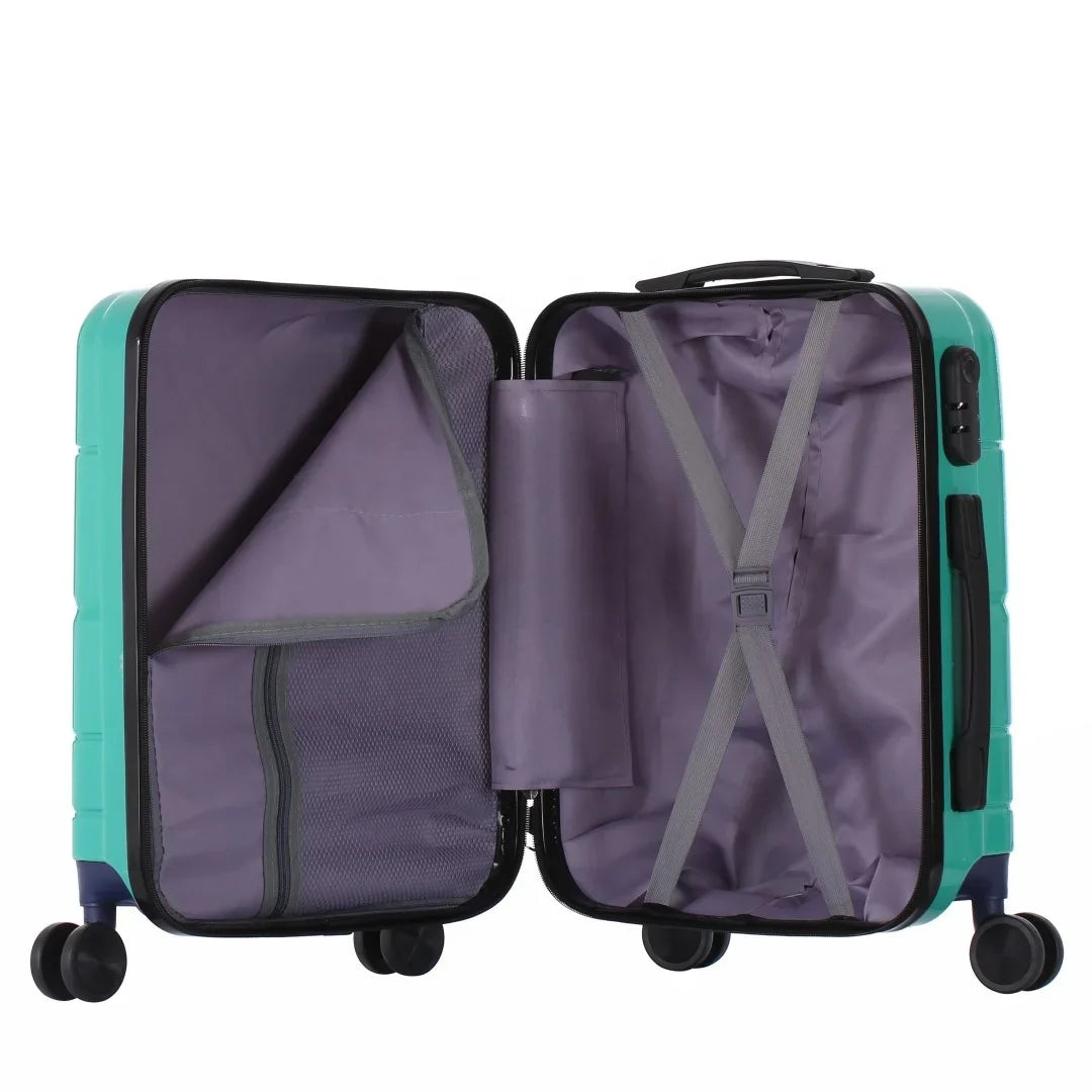 KTX-742483 360-Degree Rolling Trolley Luggage Set | ABS + PC Hard Travel Bags for Easy Journeys