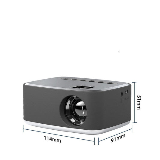 KTX-454931 New T20 Mini Home Projector with LED Technology - HD Resolution, Compact Size for Easy Portability