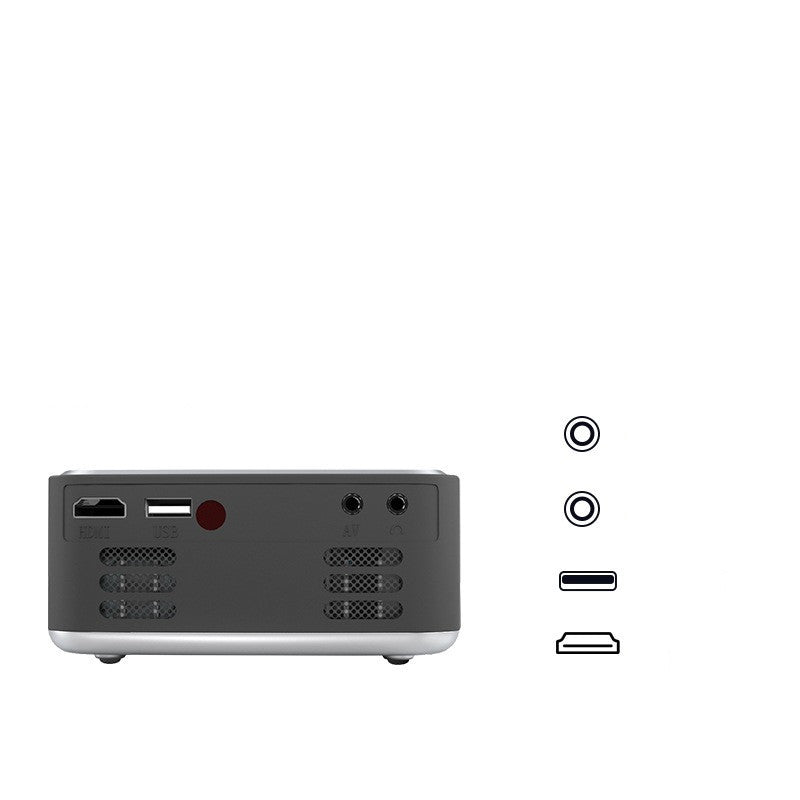 KTX-454931 New T20 Mini Home Projector with LED Technology - HD Resolution, Compact Size for Easy Portability