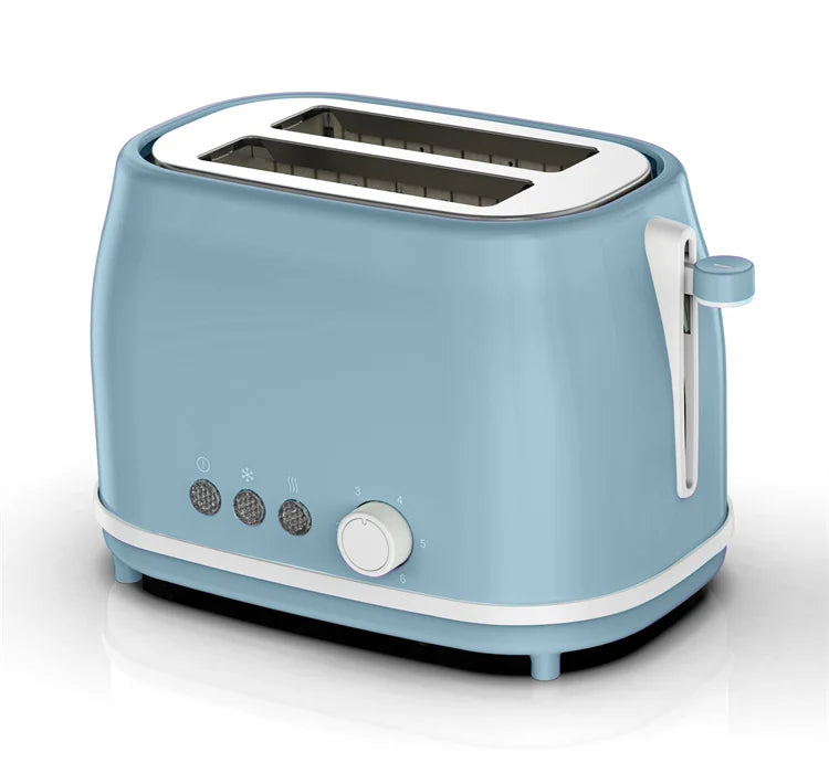 KTX-470803 Automatic Two-Slice Electric Toaster with Retro Design and Digital Controls