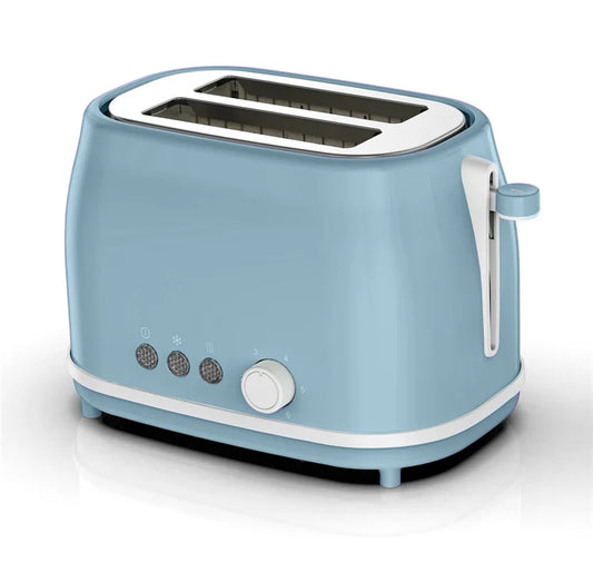 KTX-470803 Automatic Two-Slice Electric Toaster with Retro Design and Digital Controls