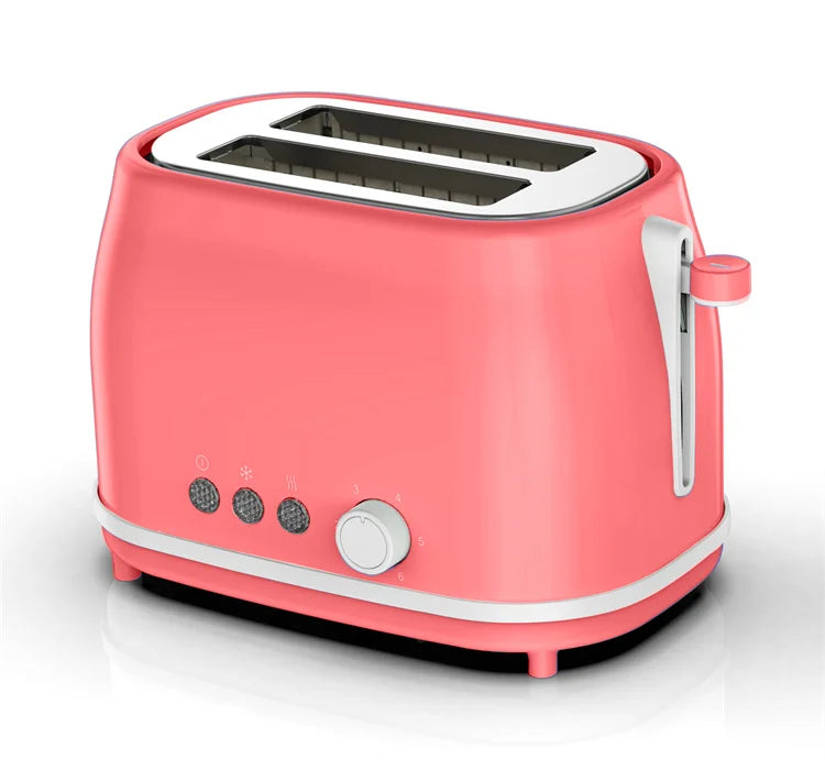 KTX-470803 Automatic Two-Slice Electric Toaster with Retro Design and Digital Controls