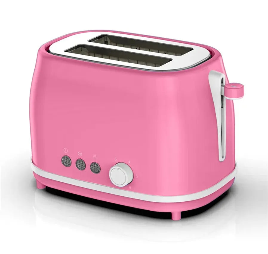 KTX-470803 Automatic Two-Slice Electric Toaster with Retro Design and Digital Controls