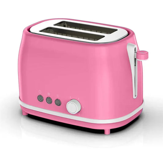 KTX-470803 Automatic Two-Slice Electric Toaster with Retro Design and Digital Controls