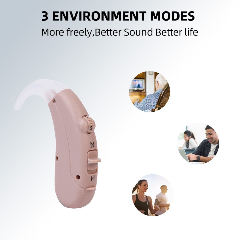 KTX-246163 Digital BTE Hearing Aid with Adjustable Tone and Noise Reduction for Elderly and Hearing Impaired