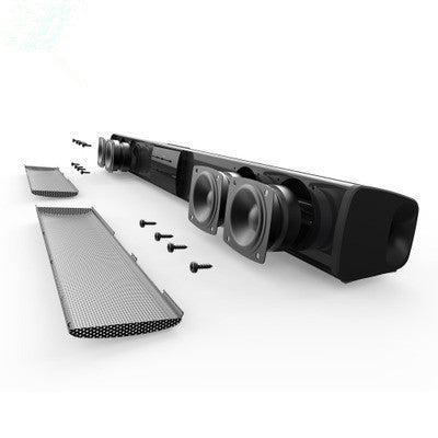 KTX-855699 Portable 20W Bluetooth Speaker with Subwoofer, FM Radio, and 6-Hour Battery Life for TV and Computer Sound Systems