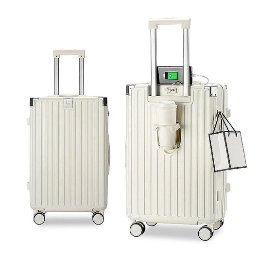 KTX-999187 Lightweight Wheeled Luggage Set - 3-Piece Soft Carry-On Suitcase Collection