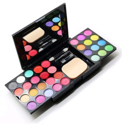 KTX-909459 All-in-One Makeup Gift Set with Eyeshadow Palette, Blush, Bronzer, and Concealer for Natural Looks