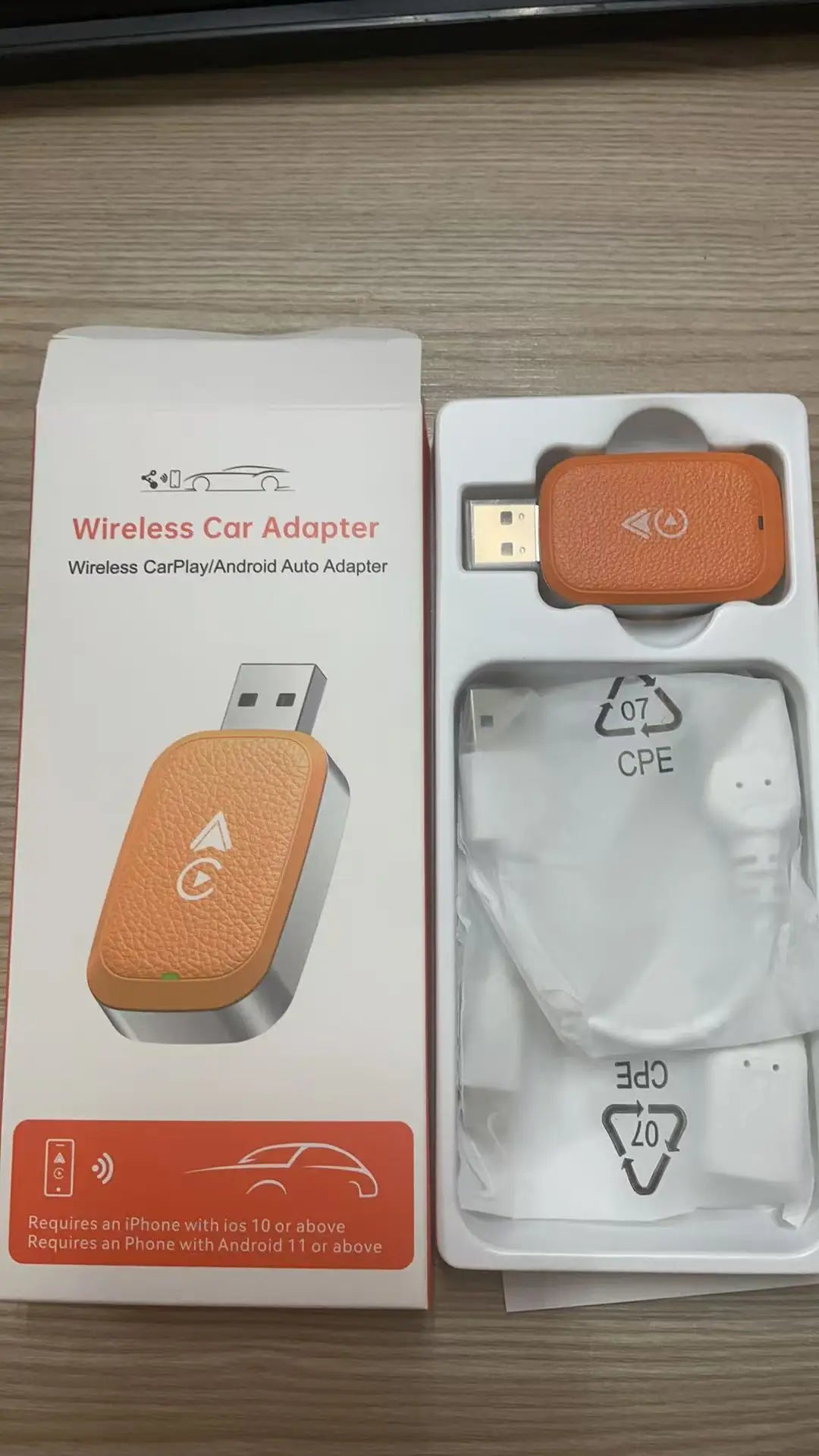 KTX-279955 Wireless CarPlay and Android Auto Multimedia Streaming Box for Vehicles
