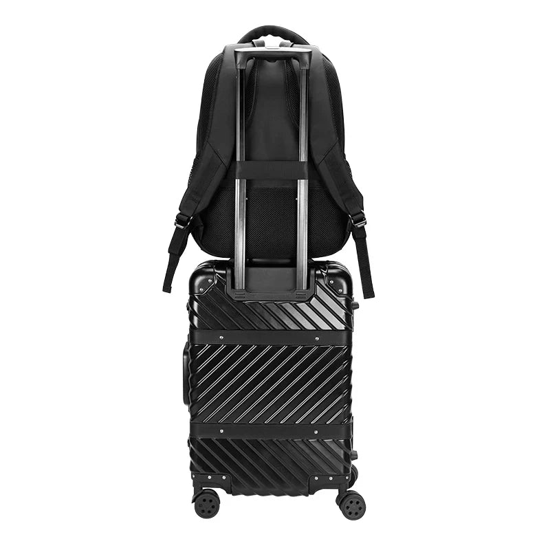 KTX-789907 Waterproof Nylon Laptop Backpack for Men and Women - 15.6 Inch with USB Charging Port