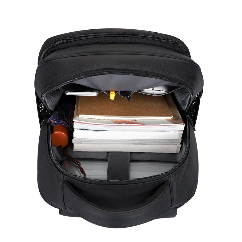 KTX-789907 Waterproof Nylon Laptop Backpack for Men and Women - 15.6 Inch with USB Charging Port