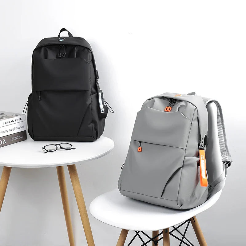KTX-609107 Waterproof 17 Inch Nylon Student Backpack with Large Capacity for Laptops