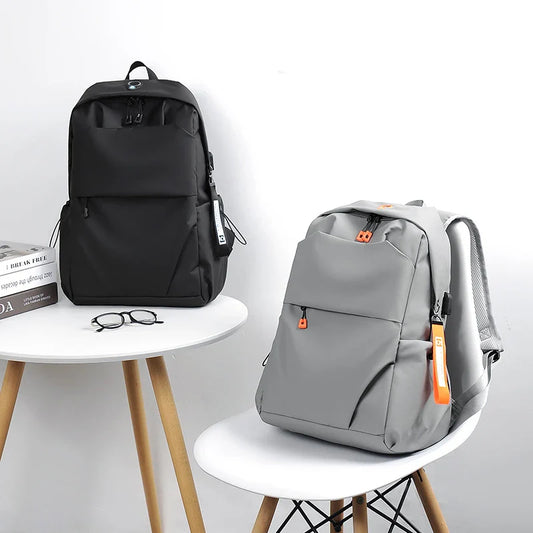 KTX-609107 Waterproof 17 Inch Nylon Student Backpack with Large Capacity for Laptops